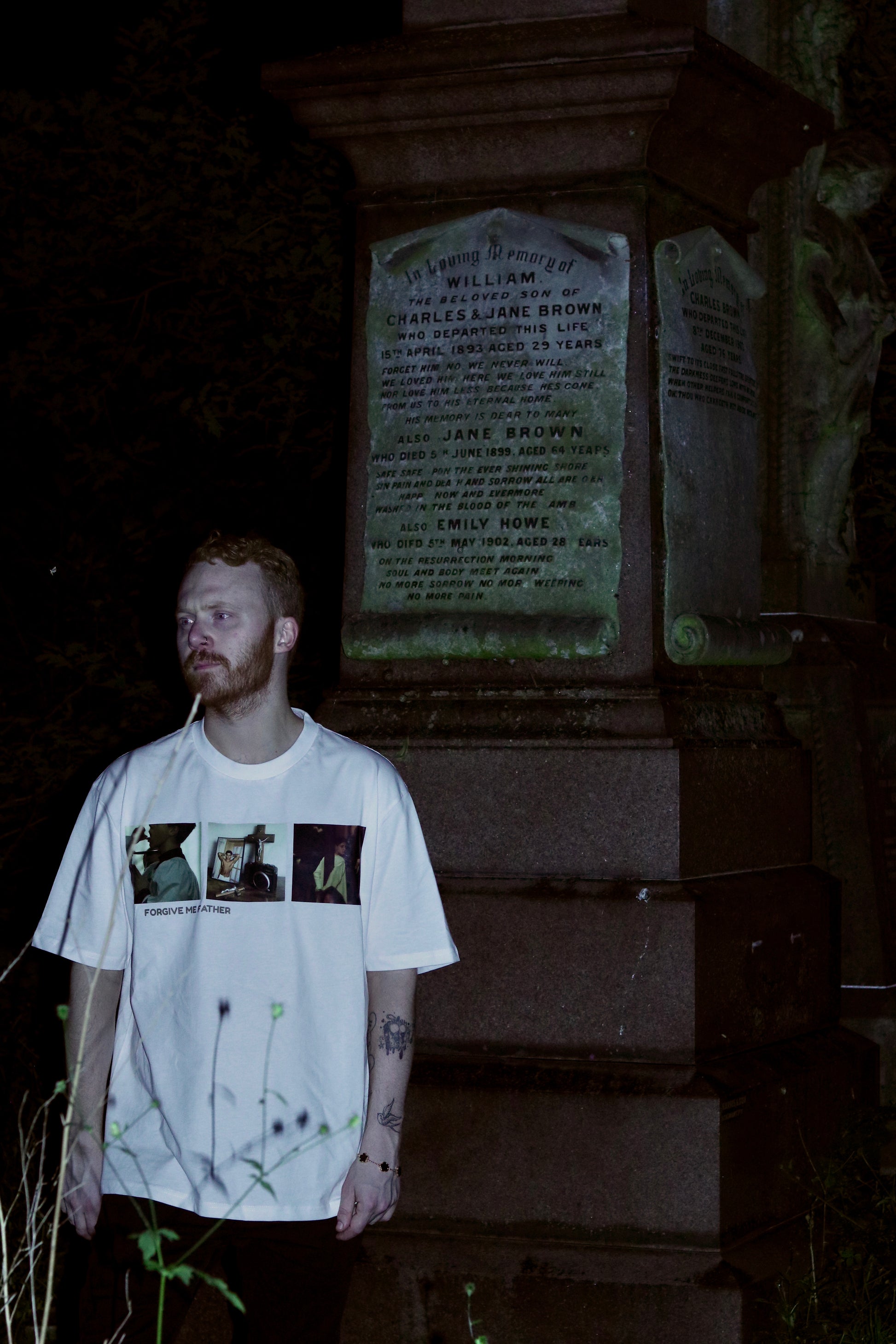 FORGIVE ME FATHER OVERSIZED T-SHIRT
