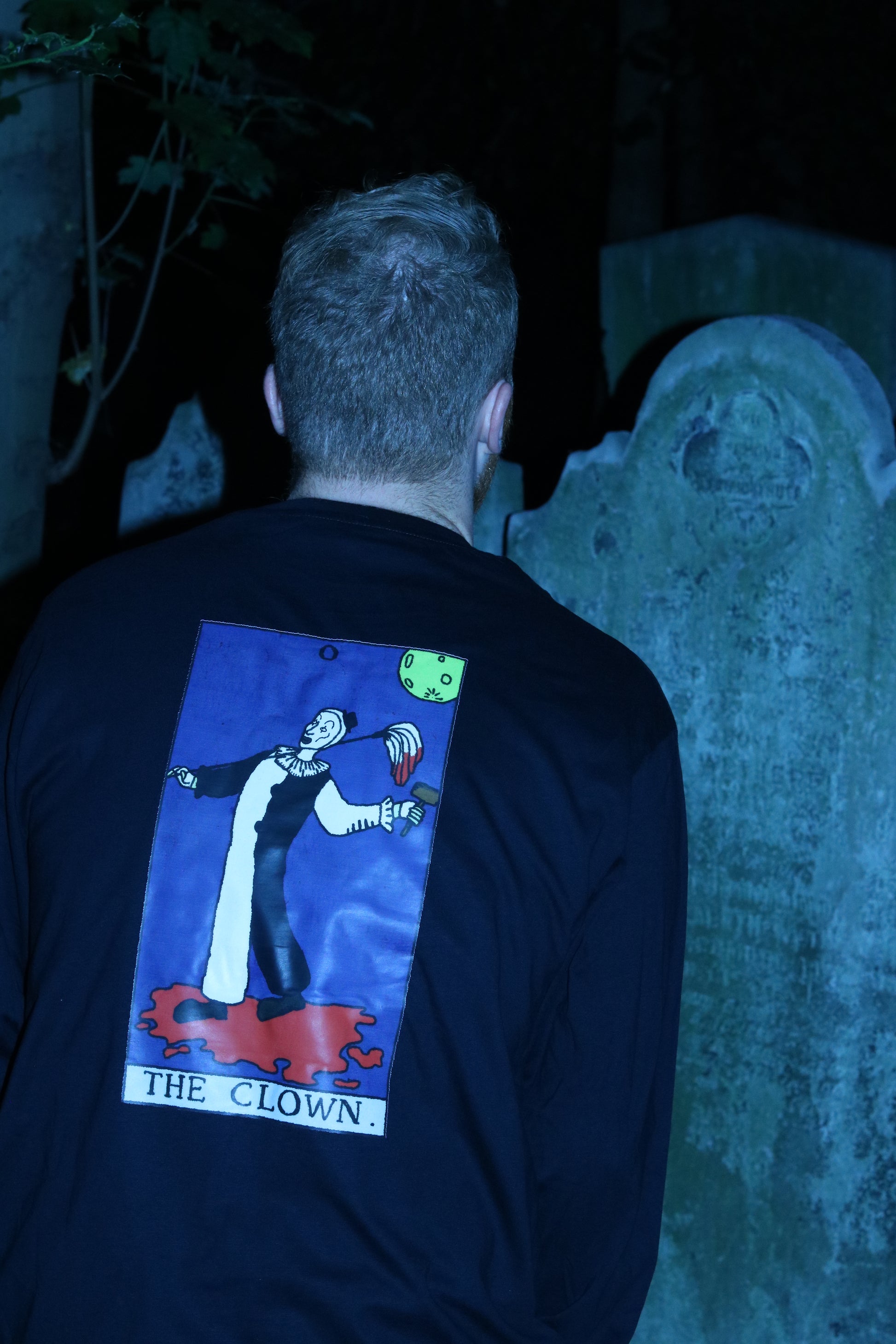 TAROT CARD LONG SLEEVED OVERSIZED T-SHIRT