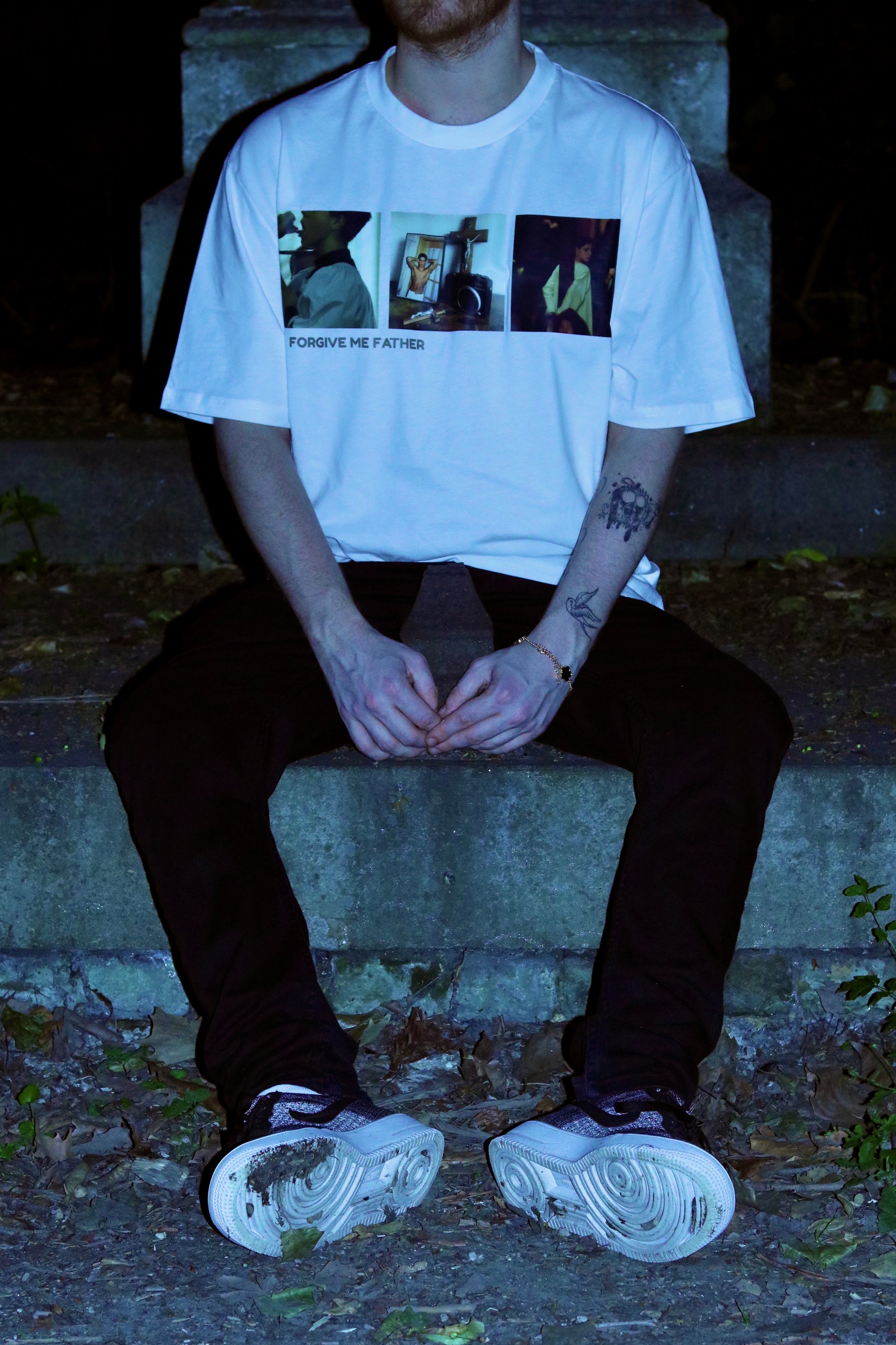 FORGIVE ME FATHER OVERSIZED T-SHIRT